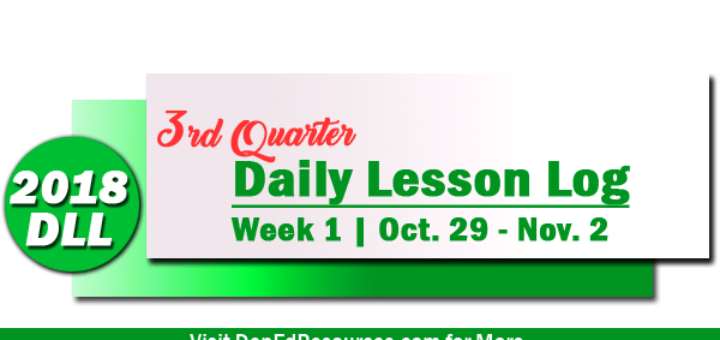 Week 1 - 3rd Quarter Daily Lesson Log Archives - DepEd Resources