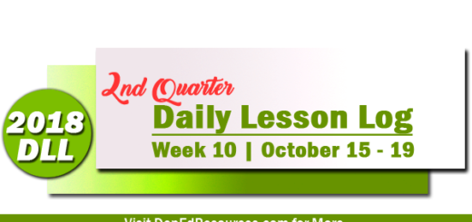 Grade 1 Daily Lesson Log - 2nd Quarter DLL SY 2022-2023