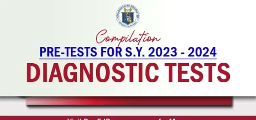 Pre-Tests for sy 2023 - 2024