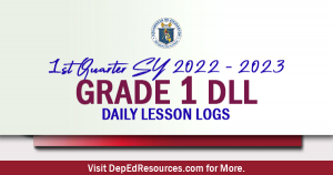 Daily Lesson Log Grade 1 - DepEd Resources