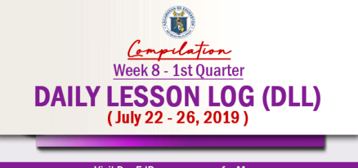 Week 8 - 4th Quarter DLL | March 9 - 13, 2020 Daily Lesson Log