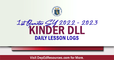 1st quarter kindergarten daily lesson log