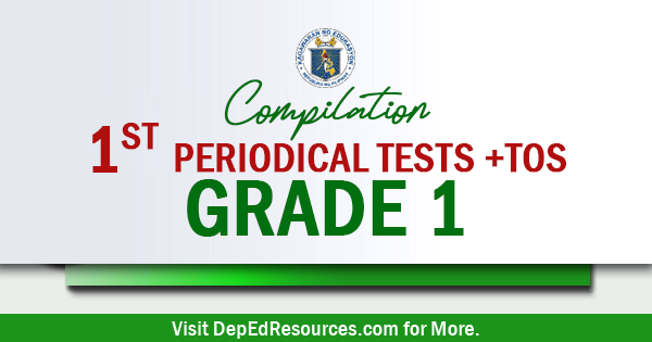 ready made grade 1 1st periodical tests