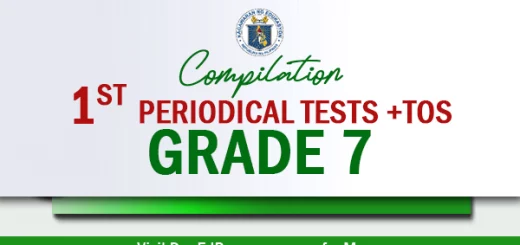 ready made grade 7 1st periodical tests