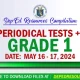 Grade 1 4th Quarter Periodical Tests SY 2023 2024