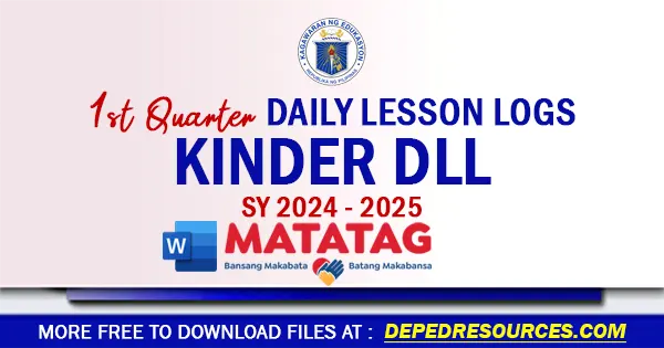 Kindergarten Quarter 1 matatag DLLs