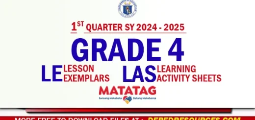 Q1 Grade 4 matatag LE LAS