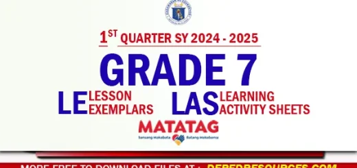 Q1 Grade 7 matatag LE LAS