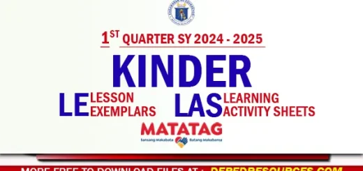 Q1 kinder matatag LE LAS