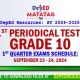 Grade 10 Matatag 1st Quarter Periodical Tests SY 2024 2025