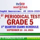 Grade 5 Matatag 1st Quarter Periodical Tests SY 2024 2025