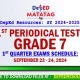 Grade 7 Matatag 1st Quarter Periodical Tests SY 2024 2025