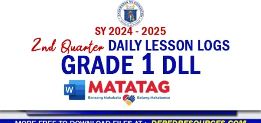 Grade 1 DLL Quarter 1 week 1 2 3 4 5 6 7 8