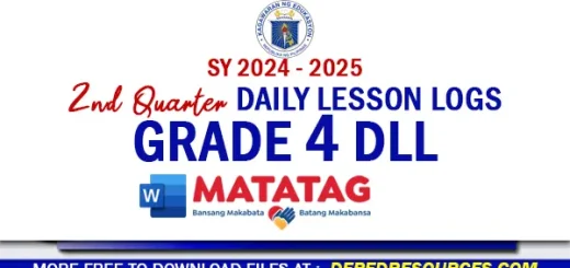 Grade 4 DLL Quarter 1 week 1 2 3 4 5 6 7 8