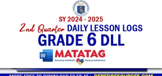 Grade 6 DLL Quarter 1 week 1 2 3 4 5 6 7 8