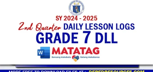 Grade 7 DLL Quarter 1 week 1 2 3 4 5 6 7 8