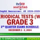 Grade 3 Matatag 2nd Quarter Periodical Tests SY 2024 2025