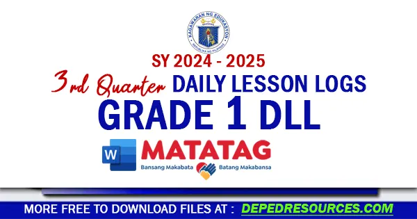 Grade 1 DLL Quarter 3 week 1 2 3 4 5 6 7 8