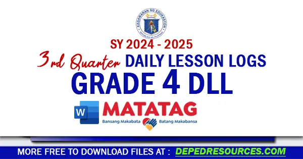 Grade 4 DLL Quarter 3 week 1 2 3 4 5 6 7 8