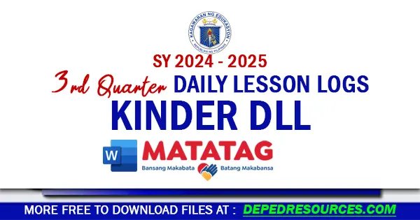 Kinder DLL Quarter 3 week 1 2 3 4 5 6 7 8