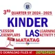 Quarter 3 kinder matatag LE LAS