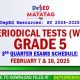 Grade 5 Matatag 3rd Quarter Periodical Tests SY 2024 2025